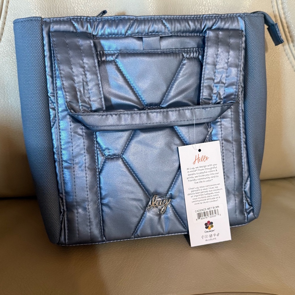 Lug Cadence in Metallic Blue Moon